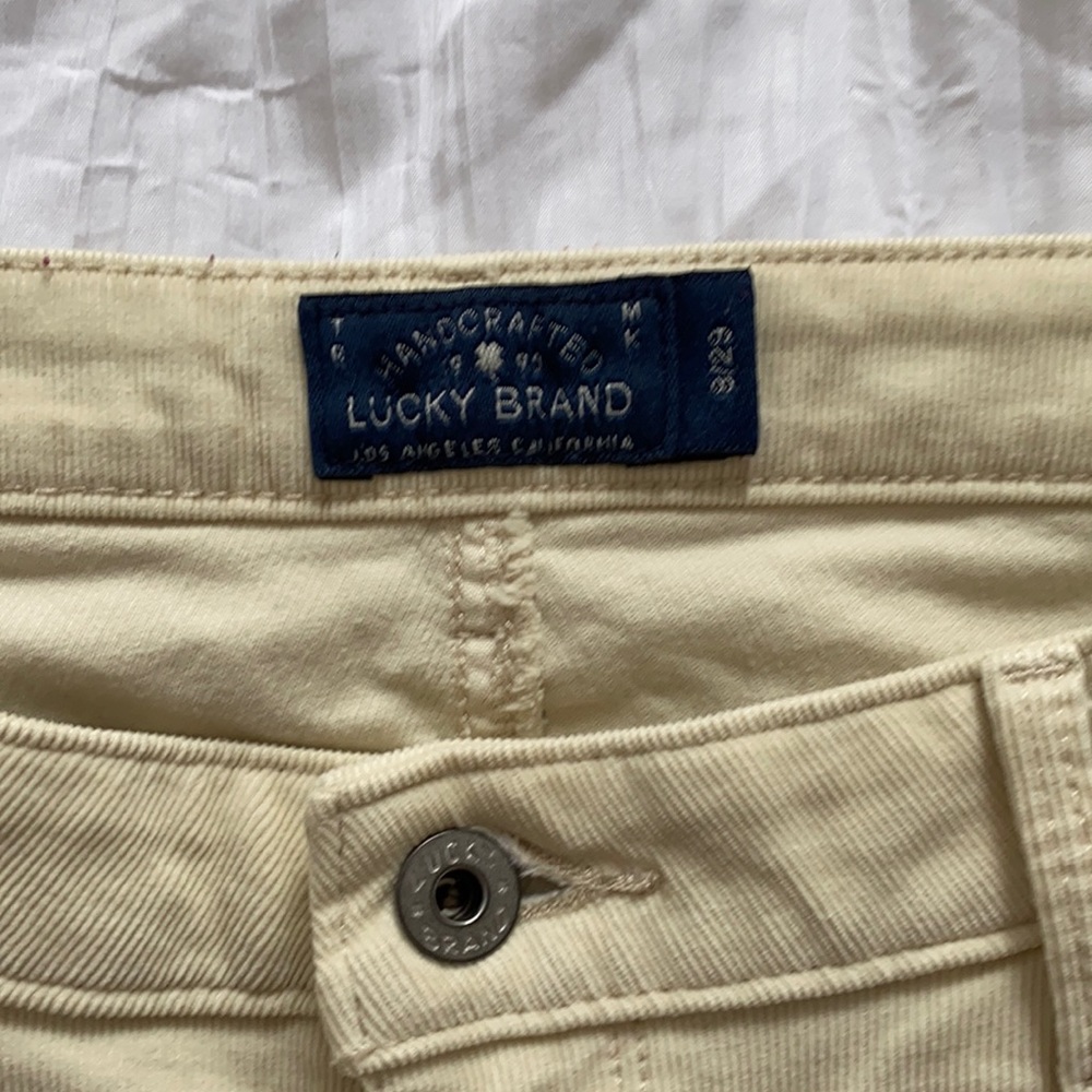 Lucky brand corduroy pants size 8/29
